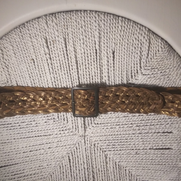 Vintage Style Wide Braided Leather Belt - Picture 7 of 7